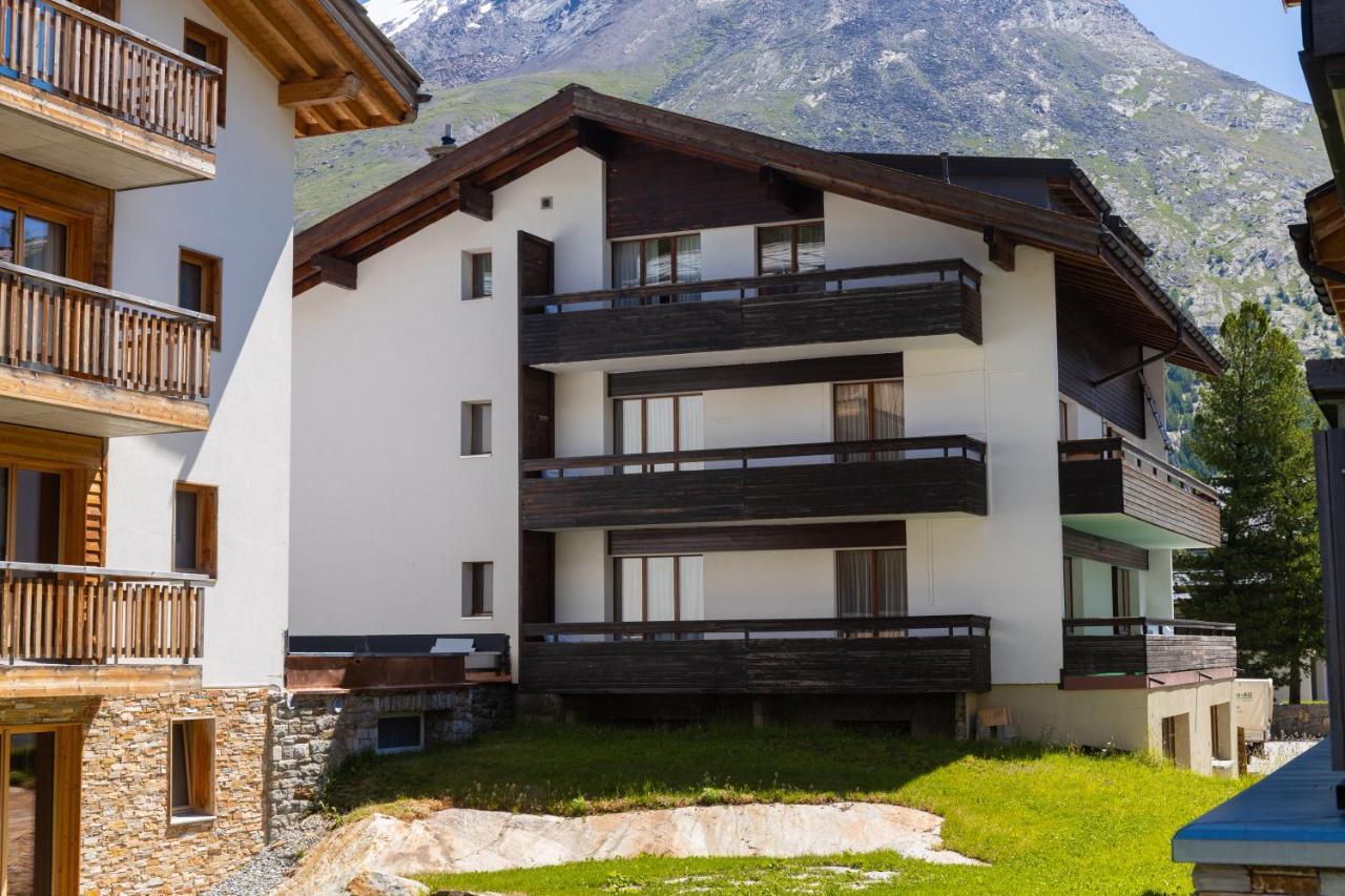 Апартаменты Haus Slalom Зас-Фе Экстерьер фото