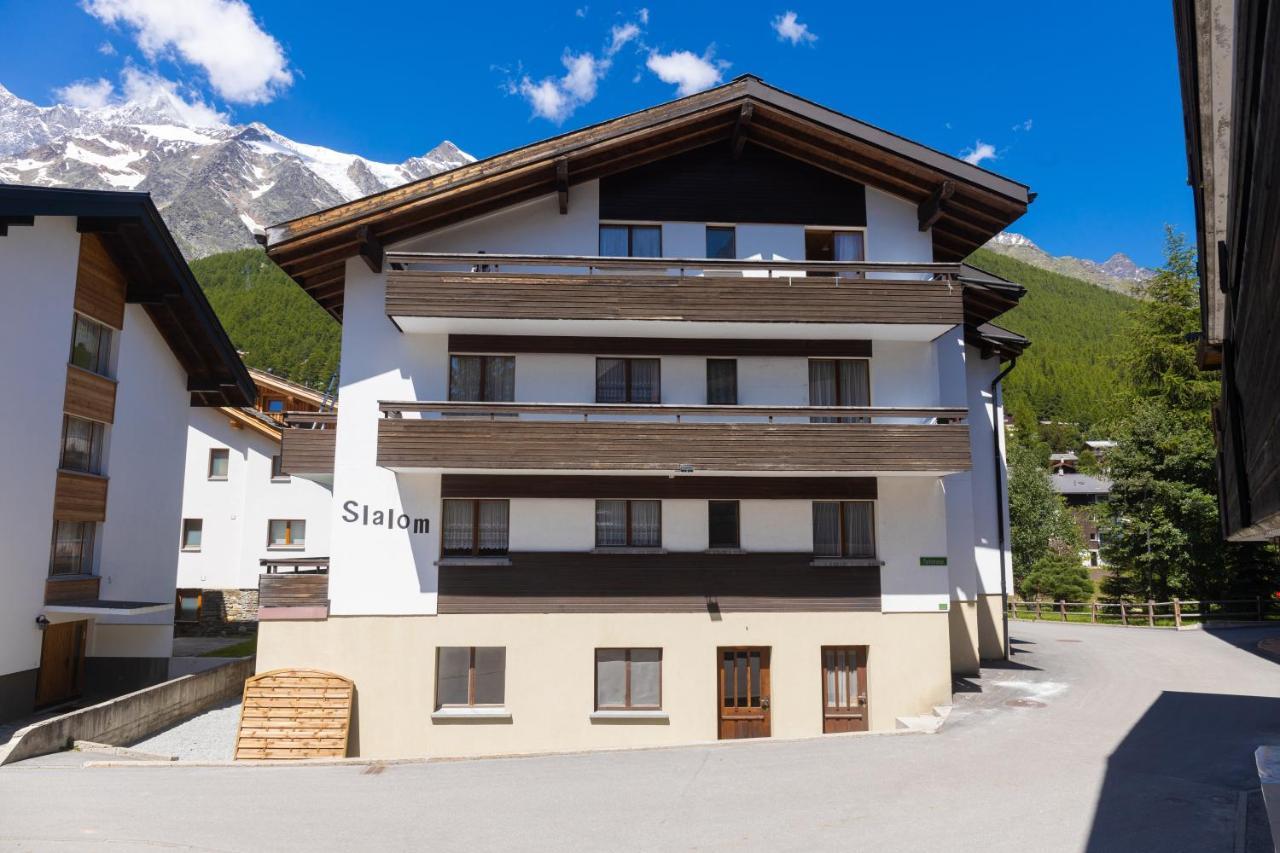 Апартаменты Haus Slalom Зас-Фе Экстерьер фото