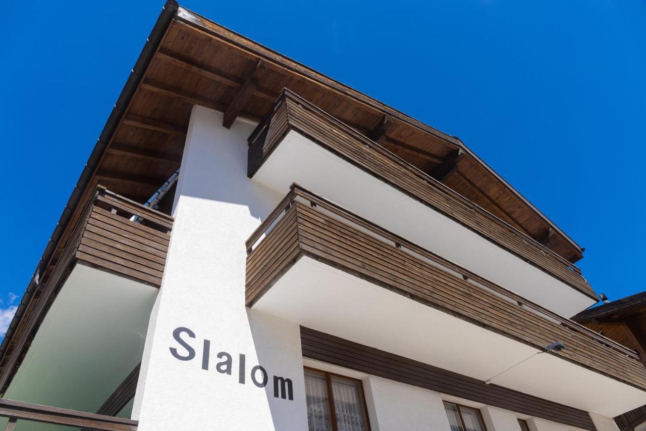 Апартаменты Haus Slalom Зас-Фе Экстерьер фото