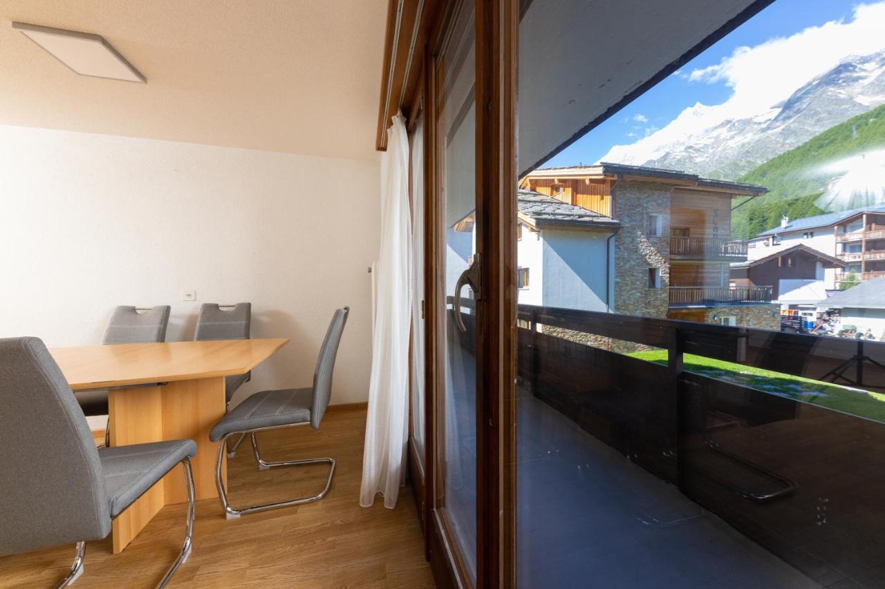 Апартаменты Haus Slalom Зас-Фе Экстерьер фото