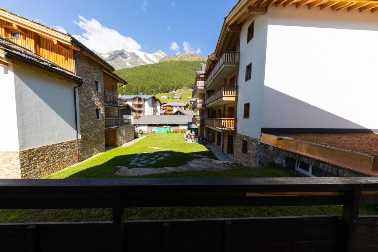 Апартаменты Haus Slalom Зас-Фе Экстерьер фото