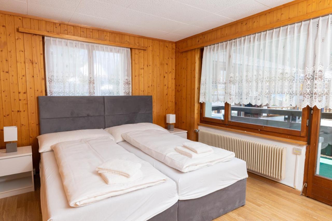 Апартаменты Haus Slalom Зас-Фе Экстерьер фото