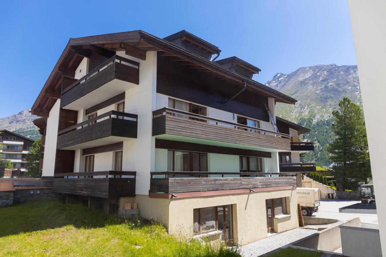 Апартаменты Haus Slalom Зас-Фе Экстерьер фото