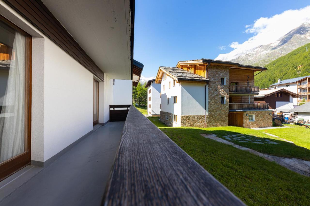 Апартаменты Haus Slalom Зас-Фе Экстерьер фото