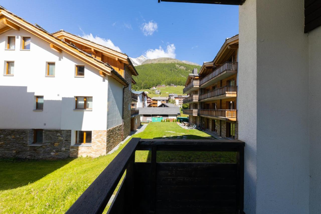 Апартаменты Haus Slalom Зас-Фе Экстерьер фото