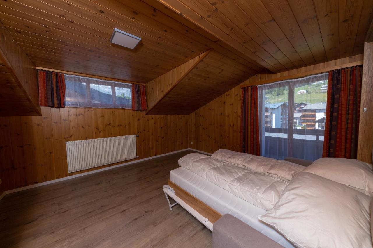 Апартаменты Haus Slalom Зас-Фе Экстерьер фото