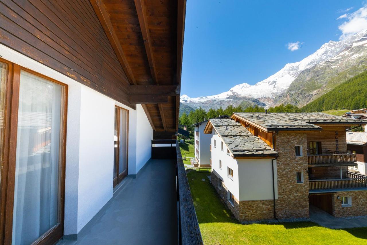 Апартаменты Haus Slalom Зас-Фе Экстерьер фото