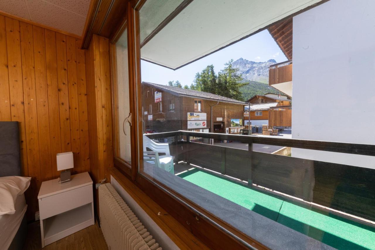 Апартаменты Haus Slalom Зас-Фе Экстерьер фото