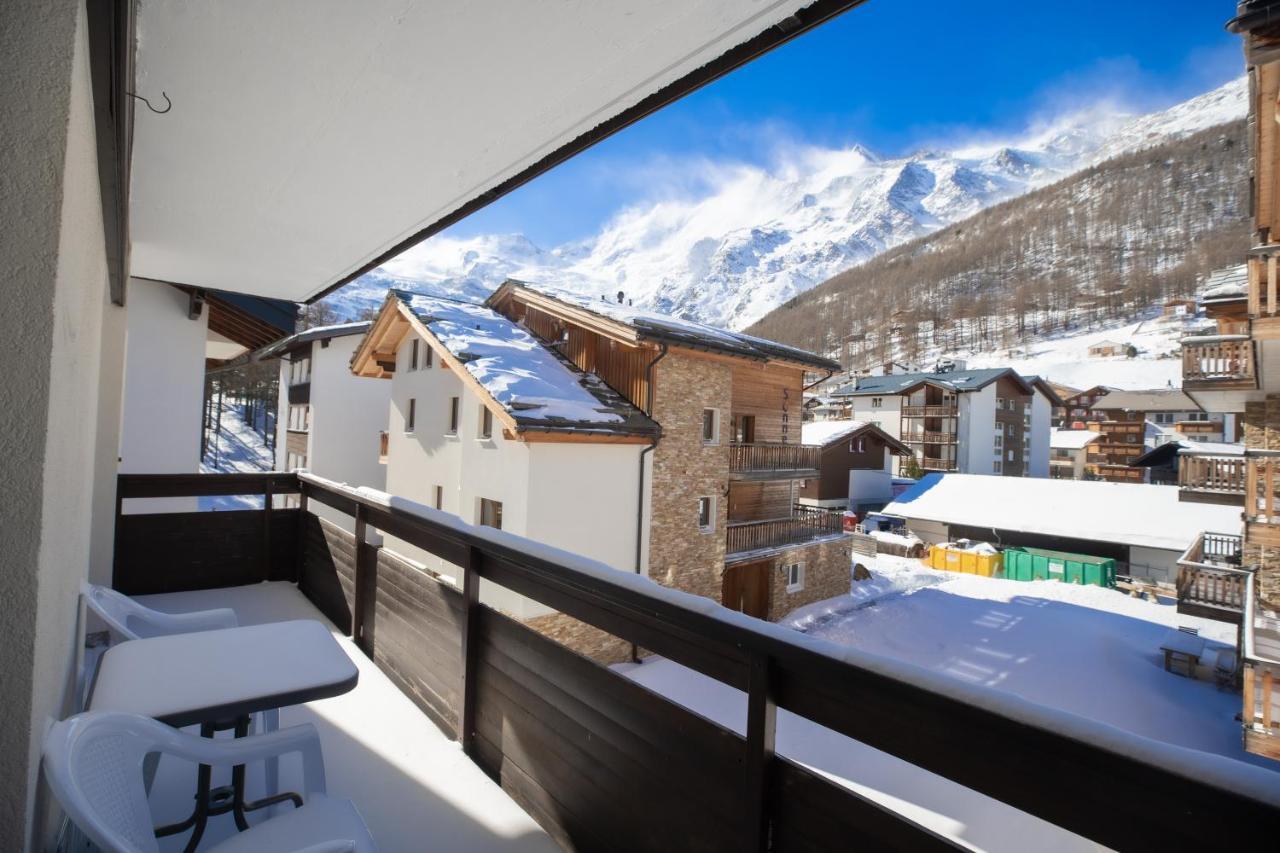 Апартаменты Haus Slalom Зас-Фе Экстерьер фото