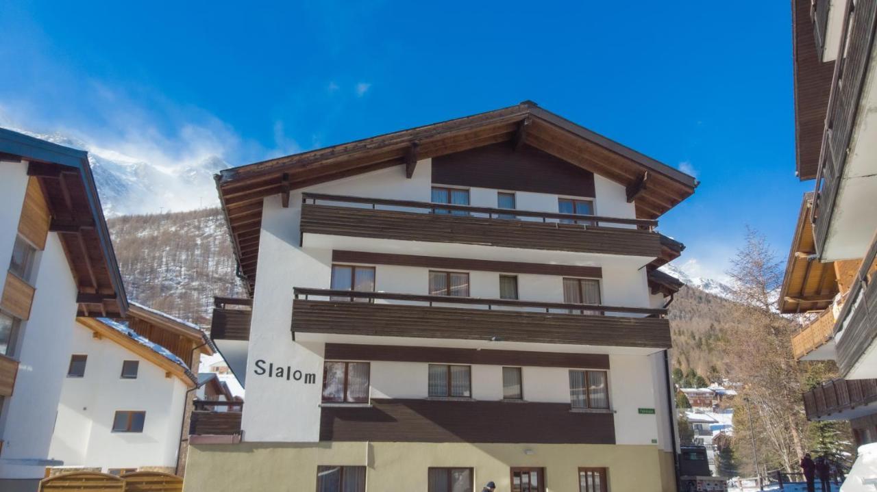 Апартаменты Haus Slalom Зас-Фе Экстерьер фото